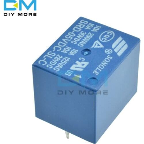 1 Channel Relay Module Mini Power Relay 5V DC SRD-5VDC-SL-C SRD-5VDC-SL-C PCB for SCM Home Application Control
