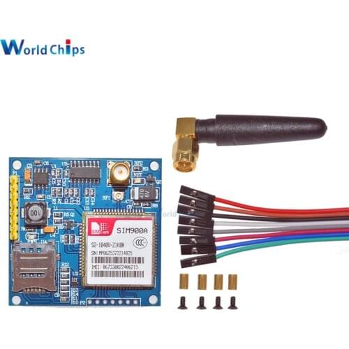 1PCS SIM900A 1800/1900 MHz Wireless Extension Module GSM GPRS Board + Antenna