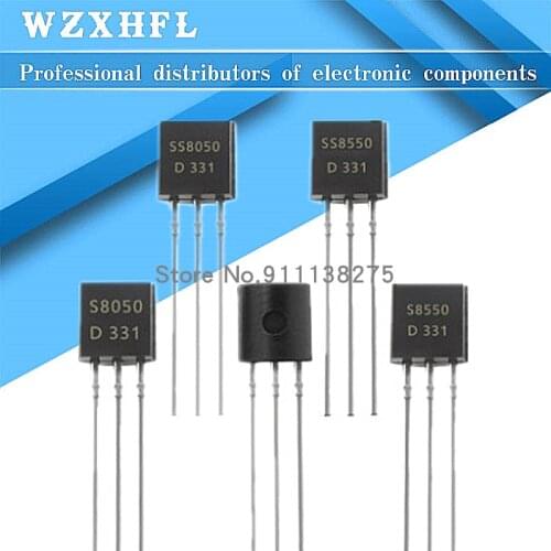 100pcs/lot S8050 S8550 SS8050 SS8550 TO-92 8050 New triode transistor In Stock