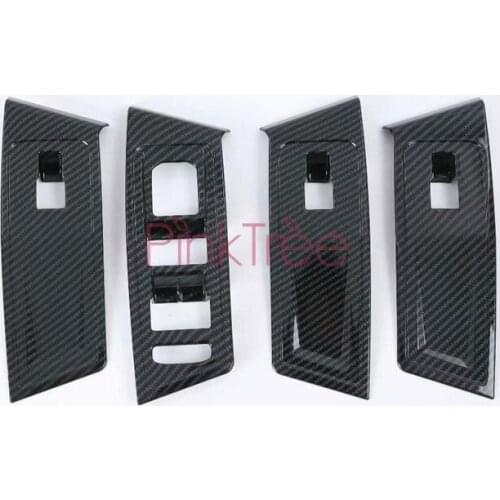 Car Accessories For Volkswagen T-Cross 2018 2019 2020 Window Lift Switch Button Cover Trim Door Armrest Panel