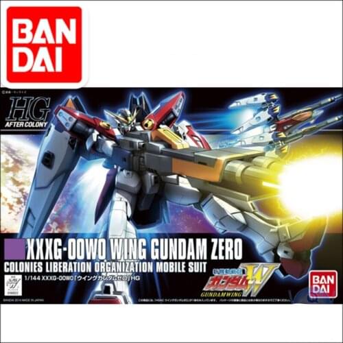 Bandai Assembly Model 58891 HG HGAC 174 1/144 W Wing Gundam Zero Anime Toy
