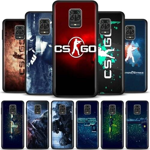 Case For Xiaomi Redmi Note 10 Pro Max 5G 9 9S 9Pro Cover For Redmi K40 Pro Plus 9 Power 9T Counter Strike cs go