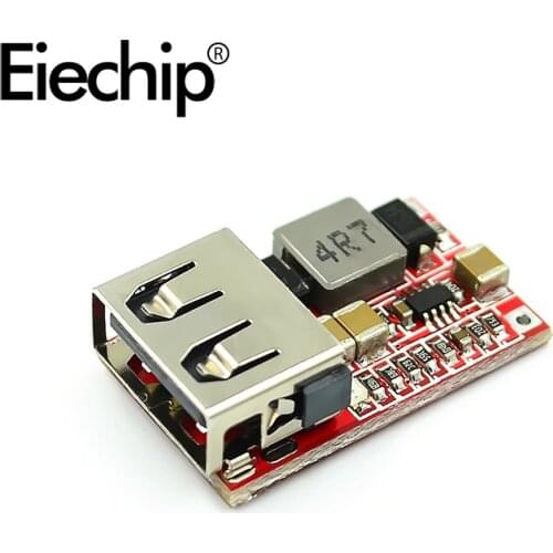 DC-DC Buck Converter Down Module 6-24V 12V 24V to 5V ,3A 97.5% USB phone charger Power Supply charging Modules