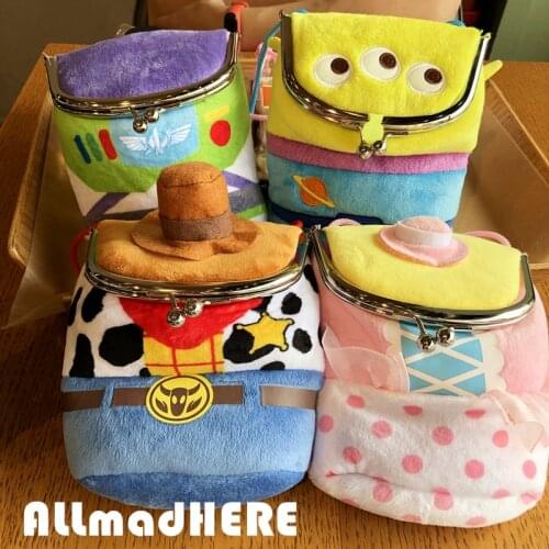 Disney Toy Story 4 Bo Peep&Alien Plush Inclined shoulder bag 17.5*14cm Fancy Gifts For Friends High Quality