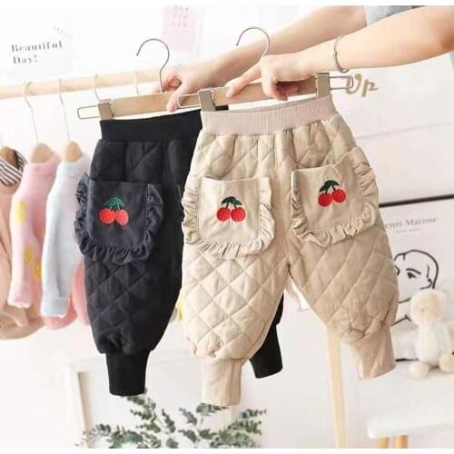 Baby Cotton Pants Children Trousers 2020 Autumn Winter Baby Clothes Boy Girl Warm Trousers Childrens Clothing Cotton Padded Fit
