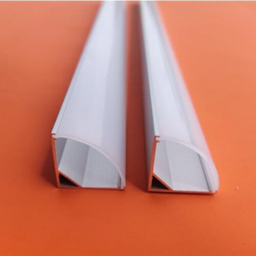 Free Shipping 2M 45 Degree Angle Aluminum Profile for LED Strip Light,LED Channel Cabinet Bar Strip Lights