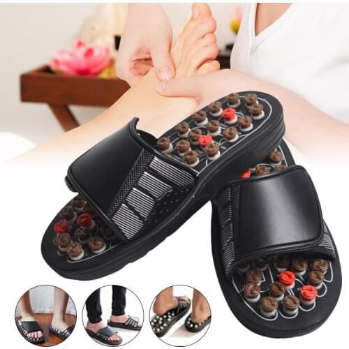 Foot Massage Slippers Acupuncture Therapy Massager Shoes For Foot Acupoint Activating Reflexology Feet Care Massageador Sandal