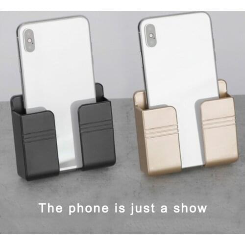 NEW Wall Mounted Organizer Air Conditioner TV Remote Control Storage Box Mobile Phone Plug Holder Multifunction Organizer Box