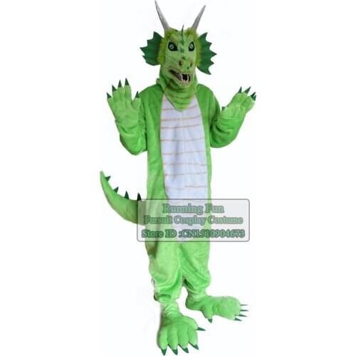 Plush Furry Dragon Wolf Fox Fursuit Mascot Costume Adult Cartoon Character All Saints' Day Halloween Farewell Cosplay Suit