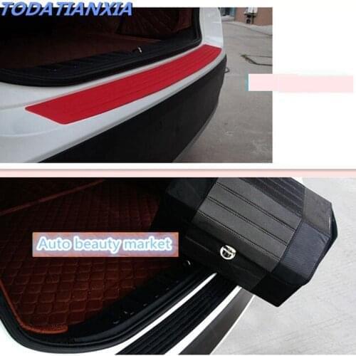 Rubber Car Rear Guard Bumper Protector Sticker FOR mazda 3 bk touareg ssangyong actyon duster renault toyota geely atlas