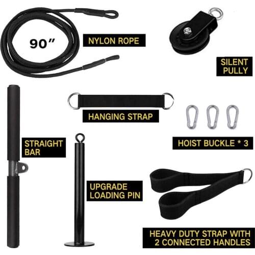 Fitness Pulley Cable System Forearm Strength Exerciser Home Gym Equipment For Arm Biceps Triceps Blaster Hand Strength Trainning