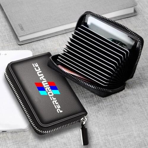 4S custom Genuine Leather bag Driver License Business Card Holder Wallet for bmw e90 e60 e46 e92 f20 f30 f31 f10 car Accessories