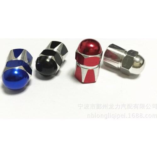 1000pcs/lot Aluminum Alloy tire valve cap color mushroom type valve cover dust cap 5 colors