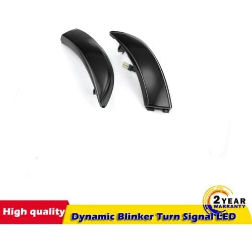 For Ford Fiesta Mk7 2008-2017 For Ford B-Max 2012-2017 2 Pieces Dynamic Blinker LED Turn Signal Lights Side Mirror indicator