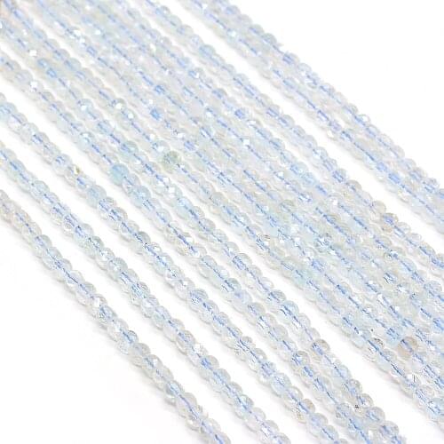 4x4mm New Beaded Natural Semi-Precious Stones Faceted Irregular Square Topaz Beads for Jewelry Making DIY Bracelet Unisex Gift