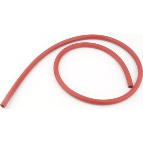 5m Inter Dia 2.5 3 4 5 6 7mm Thickened Silica Gel Hose Rusty Red Non-Toxic Industrial Water Treatment Irrigation Mechanical