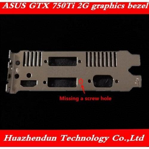 ASUS GTX750TI OC 2G DDR5 bezel black nickel-plated graphics baffle HD-MI+DVI+VGA+DVI interface 5pcs free shipping
