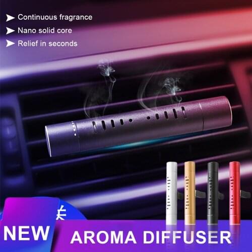 Auto Car Air Freshener Vent Clip Outlet Interior Air Condition Diffuser Flavoring for Car Perfume Fragrance for VW Kia Lada