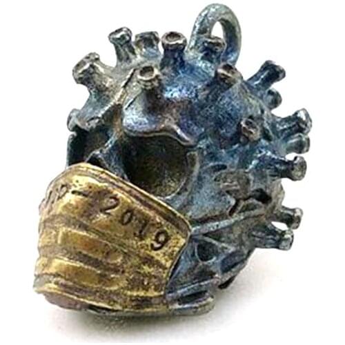 Paracord Beads EDC Brass Key Ring Skull Keychain Outdoor Tool Accessories DIY Pendant