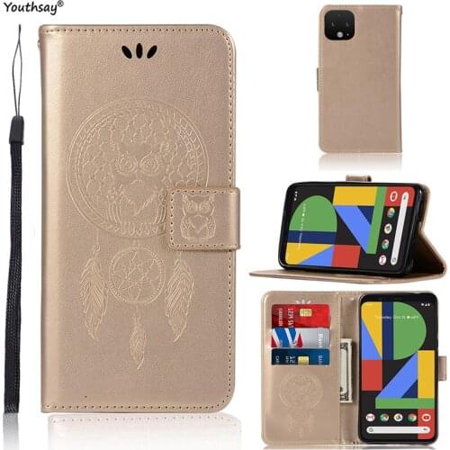 For Google Pixel 4 XL Case Cover For Google Pixel XL4 Cover Owl Shockproof Flip Leather Wallet Phone Case For Google Pixel 4 XL