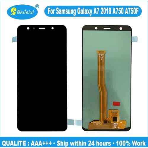 For Samsung Galaxy A7 2018 A750 A750F LCD Display Touch Panel Screen Digitizer Assembly For Samsung A750FN A750G SM-A750GN LCD