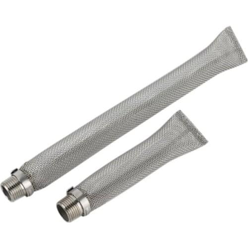 1/2"FPT Fitting 11"(28cm) Bazooka Screen Stainless Steel for Homebrew Beer Kettle or Mash Tun Hop Filter Screens