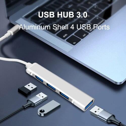 5Gbps High Speed USB 3.0 HUB USB 3.0 2.0 Adapter 4 Ports Multi Splitter Portable Extender Computer Accessories