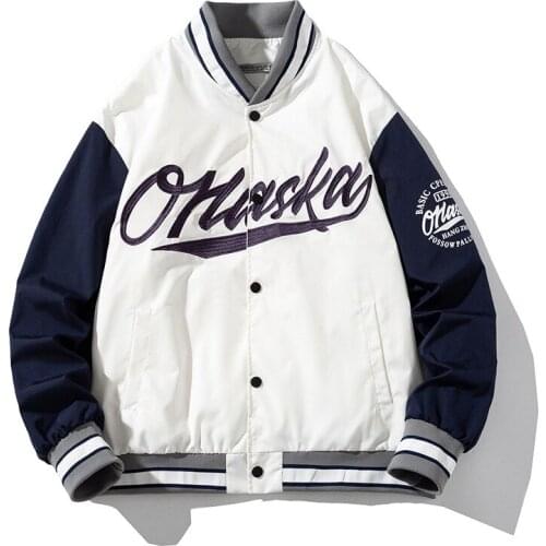 Quality Embroidery Bomber Jacket Men Fashion Single-breasted thin Streetwear Casual Slim Jacket Spring hip hop Outerwear femme