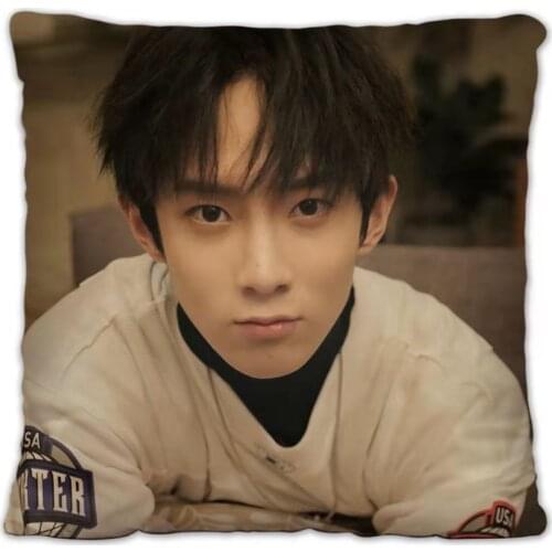 Lehua Seven Next Huang Xinchun Pillowcase Star Photo Poster Cushion Cover Souvenir Throw Pillow Cover Forro De Cojines Para Sofa