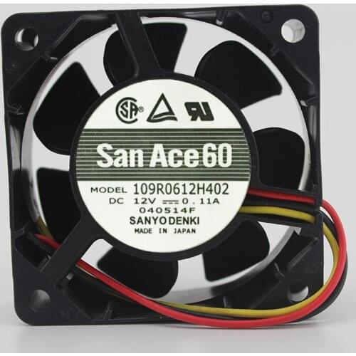 New original 109R0612H402 6025 12V 0.11A 6CM silent fan