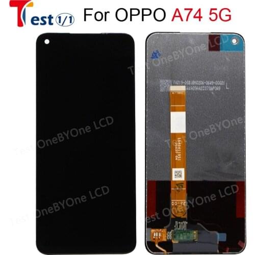 Original For OPPO A74 5G LCD Display +Touch Screen Digitizer Panel Assembly For OPPO A74 5G CPH2197 CPH2263 lcd Pantalla