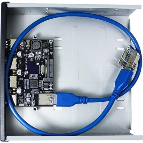 PCI-E to USB 3.0 PC Front Panel USB Expansion Card USB3.0