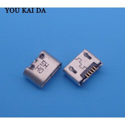 200pcs/lot Micro mini USB jack connector female plug for OPPO A33 A33t A51 A53 A53m USB charging socket port plug