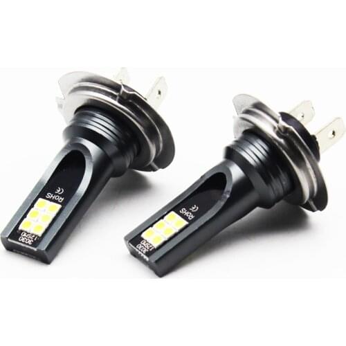 Raych Led Bulb H7 Car 6000k Fog Light 12v 24v White H11 Led Canbus Car Fog Lamp No Error 20w 2000Lm