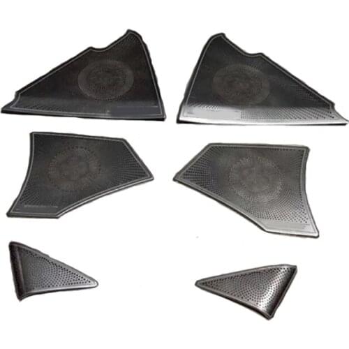 For Mazda 3 axela 2019 2020 Next generation Internal Moulding Sequin Door Speaker Frame Auto Accessory Car Door Horn Frame Cover