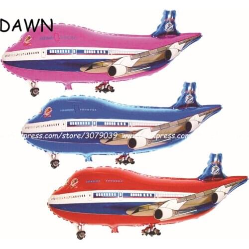 3pcs/lot MIX Large Inflatable Toys Aircraft Aluminum Balloons for Birthday Holiday Party Decorations kid toys gift balloon