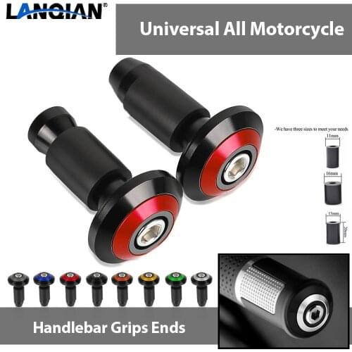 For Honda XRV750 NX650 VF750 VT1100 VT600 C CD VT750 AERO SPIRIT CDACE Motorcycle Handle Bar End Cap Anti Vibration Silder Plug