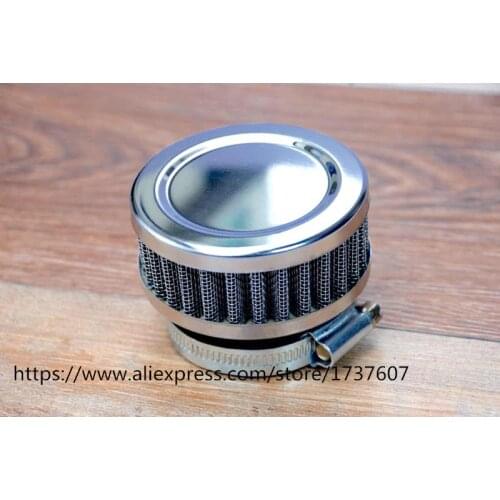 1pcs Stainless Ring Motorcycle Air Filter 46MM 48MM 50MM 52MM 54MM 60MM Cleaner For SR400 CB550 CB750 Kawasaki KZ650