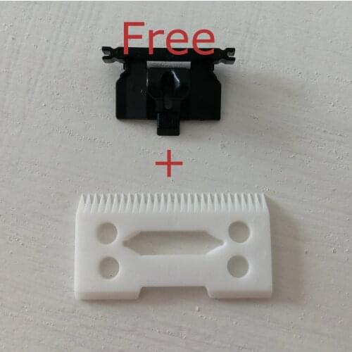 10pcs Ceramic Blade Cutter for Magic Clip cordless 2-Hole Clipper Fit Most Hair Clipper Hair Trimmer Beard Blade Hair Removal