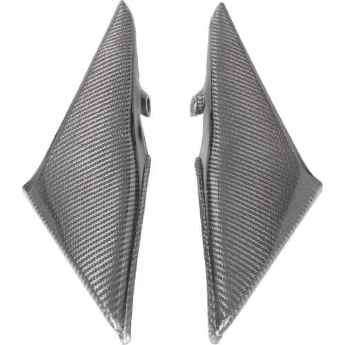 2PCS Motorcycle Oil Gas Tank Side Cover Panels Fairing for Honda CBR600RR 2003 2004 GBR 600 RR Carbon Fiber