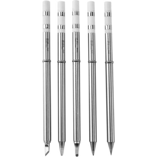 5PCS Soldering Iron Tip Replacement Heater Solder Head for SH72 Digital Soldering Station,SH-B2 SH-BC2 SH-KU SH-D24 SH-I