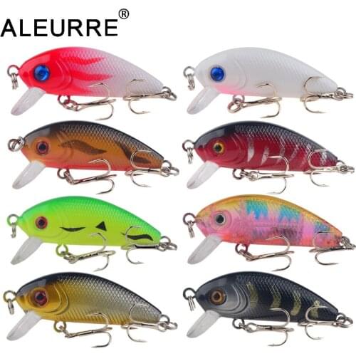 5cm/4.5g Small Minnow Bait Floating Wobbler Hard Rattlin Lures Mini Body Topwater Crankbait Fishing Lure Japan Pesca