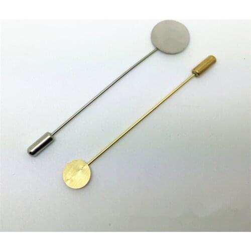 50pcs 70mm Length of The Needle Brooch Base ,Tray of Two Sizes Diy Jewelry Findings