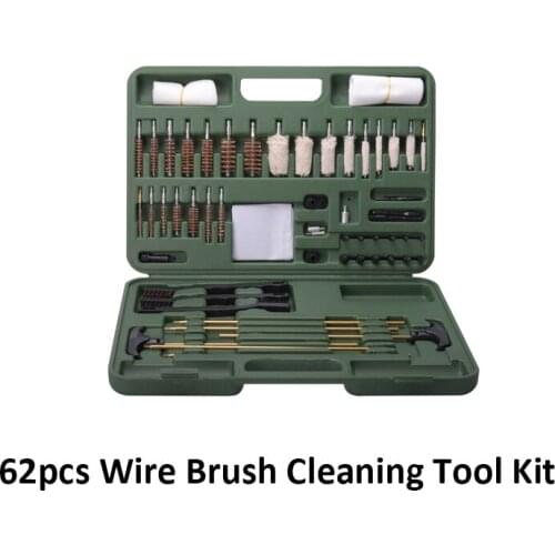 62pcs/Set Pipe Dredging Copper Pipe Wire Brush Cleaning Tool Kit Wire Brush