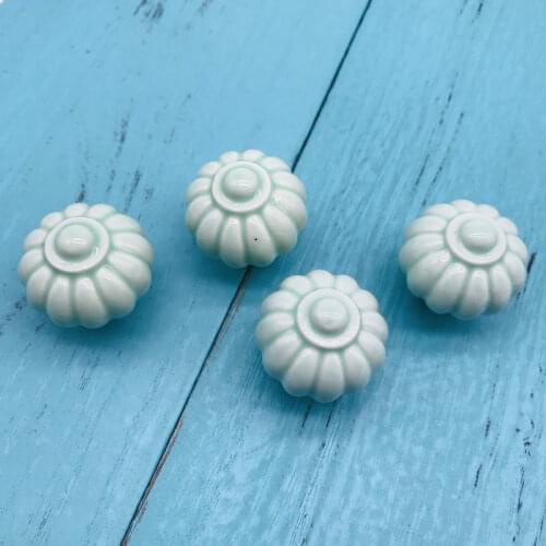 8pcs Ceramic Kitchen Cabinet Handles Drawer Pull Knobs Vintage Door Handle Rustic Style Furniture Hardware Decorative