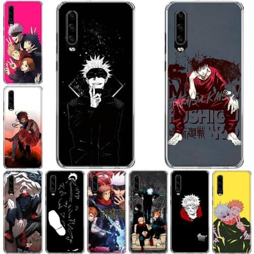 Hot Jujitsu Kaisen Animation Phone Case For Huawei P10 P20 P30 P40 Mate 30 20 10 Lite Pro P Smart Z Plus 2019 2018 Cover Coque
