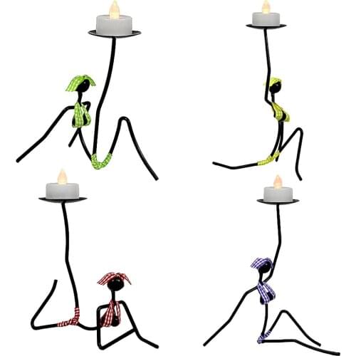 Decorative LED Candle Holder Candlestick Wedding Home Ornament Present