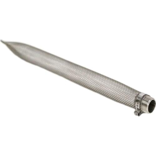 30CM 12INCH STAINLESS HOP BAZOOKA SCREEN. BOIL SCREEN for Brewing Kettle Screen - filter accessories 12"L, 1/2"MPT