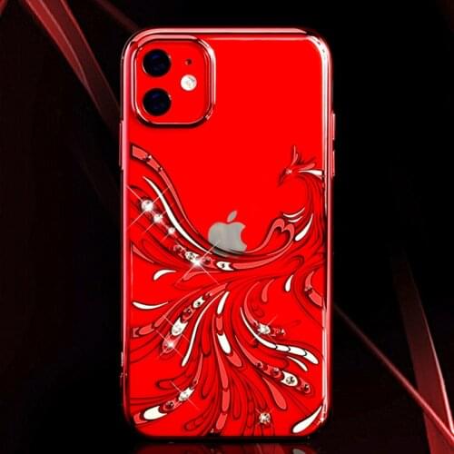 KINGXBAR Bling Crystal Case for iphone 12 pro max/12 pro Luxury Diamond Clear 12 Hard Back Cover Phone Shell for Women