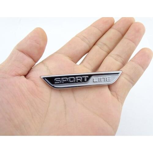 SPORTLINE logo for Skoda-beautiful interior SPORTLINE logo and easy to install for everyone